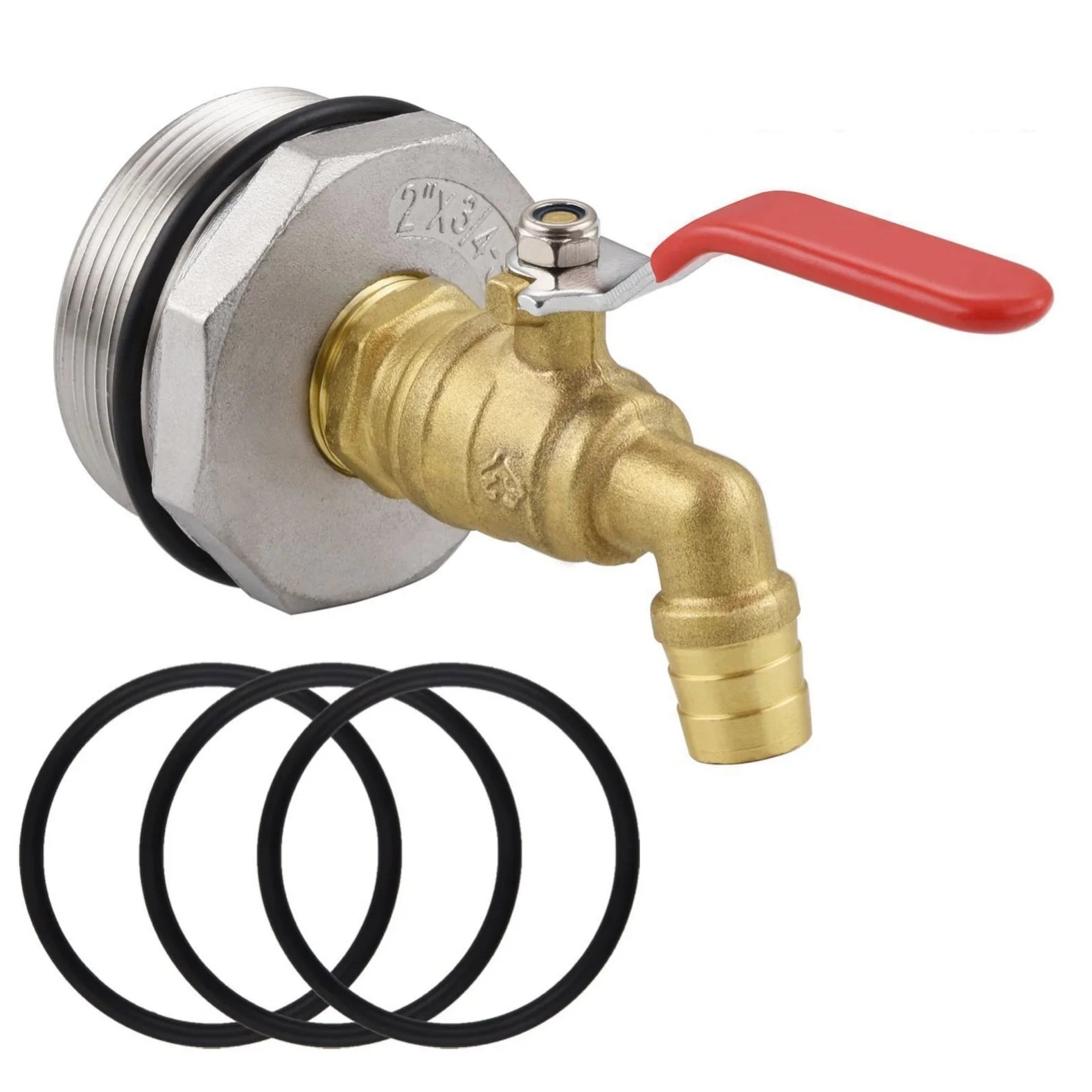 EPDM Washer for 55 Gallon Drums 2" Barrel Faucet Brass Barrel Faucet