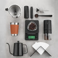 Novelty Ceramic Complete Set Filter Cup Travel Hand Brewed Coffee Pot Hand Ground Coffee Pot Hand Brewed Pot Combination