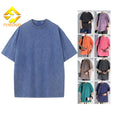 Custom Heavyweight 100% Cotton T-Shirt for Men Regular Fit Eco-Friendly Breathable Black