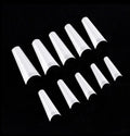 500pcs Wholesale Nail Art Tips French Flat False Nail Tips
