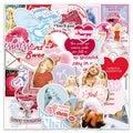 50Pcs Fashion Sabrina Carpenter Singer Graffiti Stickers for Phone Notebook Decor Album Lyric Sticker