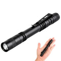 Waterproof Tactical 2 AAA Dry Battery XPE Aluminum  Lamp Led Pen Torch Light  Mini Led Pen Flashlights & Torches with Clip