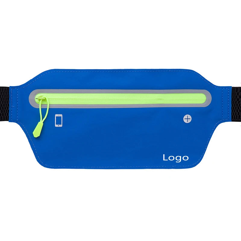 Outdoor Sports Fluorescent Pocket Bag Running Jogging Waist Bag Waterproof Phone Waist Belt Pack