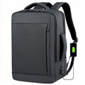 Breathable Shoulder Strap Design Computer Mezzanine Stylish Promotional Business Laptop Backpack With USB