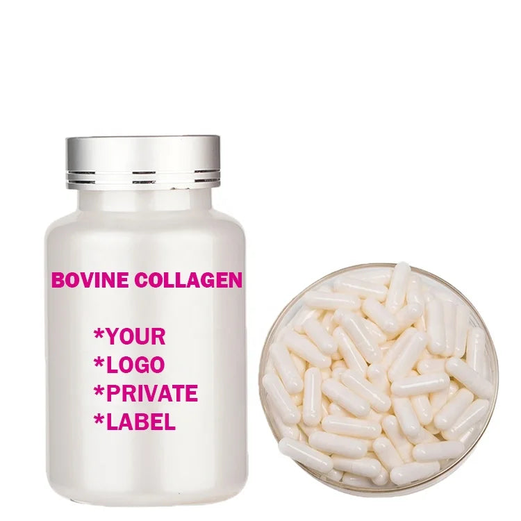 Faitury Wholesale Halal Kosher Certified Bovine Collagen Peptide Powder Bovine Collagen Capsules