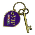 Key Shape Logo Zinc Alloy Keychain with Painted Accessories Sports Theme Durable Custom Promotional