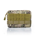Tactical Camouflage MOLLE Accessories Organizer Small Pillow Shape Nylon Zipper Waterproof External Commuter Hiking Bag Outdoor