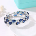 Jachon Valentine's Day Rose Gold Crystal Bracelet Hight Quality Zircon Trendy Women's Fashionable Bracelet Jewelry