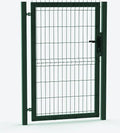 3D Curvy Galvanized Steel Wire Mesh Fence CE Certified Eco Friendly Powder Coated Fencing Panel Single Gate Customizable