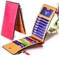 Factory Wholesale New Luxury Fashion  Long Ladies Card Holder Wallets Minimalist Pu Leather Purse Custom Zipper Wallet Women