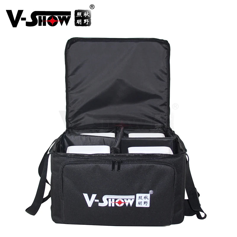 VSHOW WBRF0606  4pcs with 1pcs Soft Bag 6 18w RGBWAUV 6 in 1 Led Par Light Wireless Battery & Remote Control
