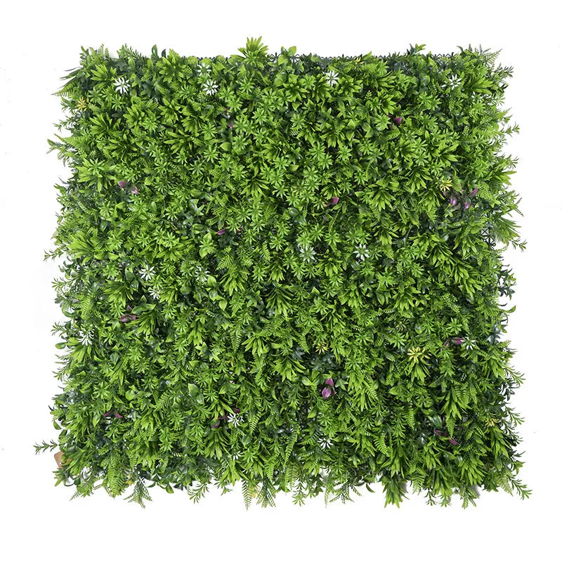 UV Fire Retardant Indoor/Outdoor Home Decor Artificial Green Plastic Grass Wall Panel for Garden and Garden Wall