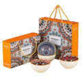 Bohemia 8-inch Dinner Plate 4.5-inch Rice Bowl Set Eco-Friendly Porcelain 3-Piece Modern Chopsticks Household Holidays Travel