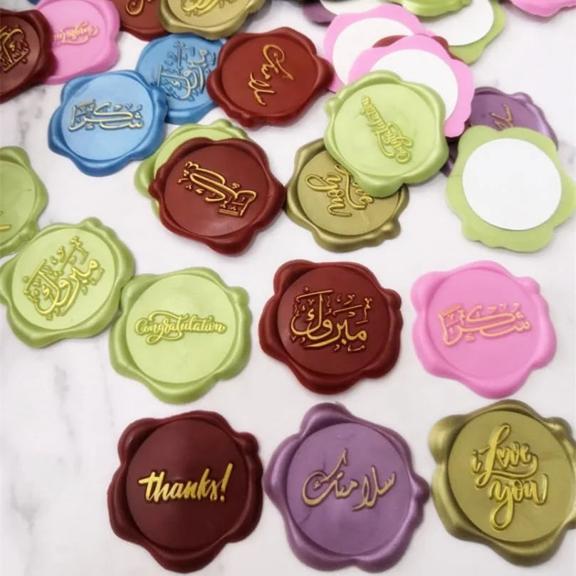 Elegant Handmade Custom Design and Color Wax Seal Stamping with Wholesale Price