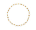 Beadsnice Vintage White Pearl Beads Bracelet 14k Gold Filled Round Beads Jewelry Bridal Unisex Party