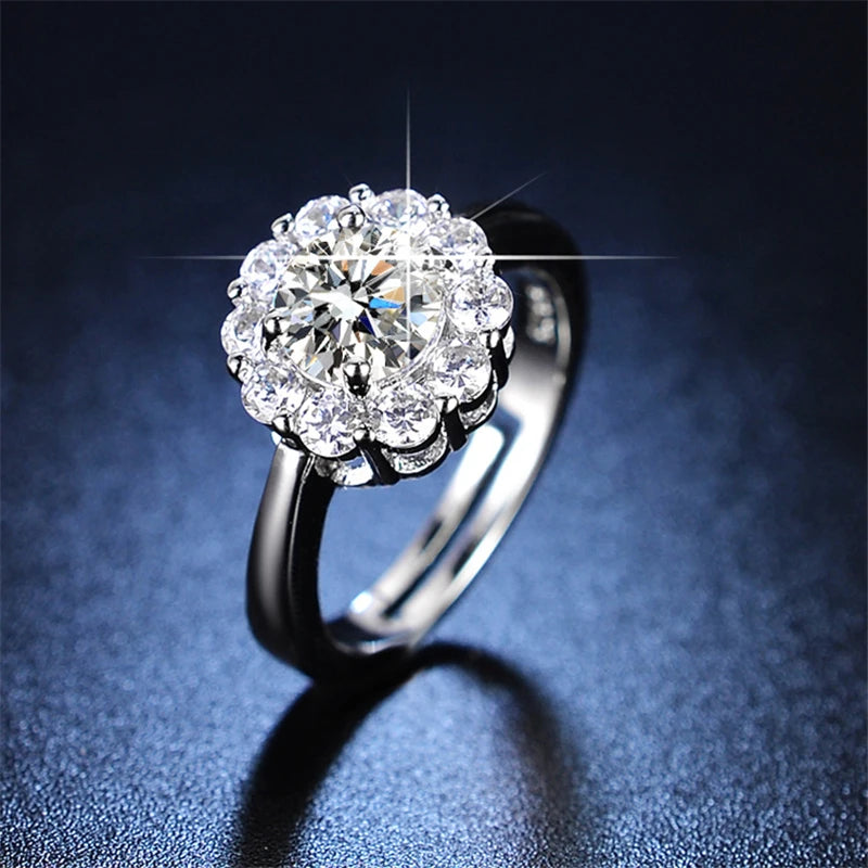 Cheap Item Luxury Iced Out Bling Full CZ Paved 5A Cubic Zirconia Diamond Women Wedding Ring
