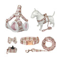 No Pull Dog Harness Set Luxury Step in Pet Harness and Leash for Dog