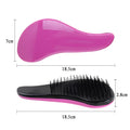 Professional Custom Private Label Plastic Cushion Detangling Wet and Dry Hair  Detangling Hair Brush for Women Girls and Kids