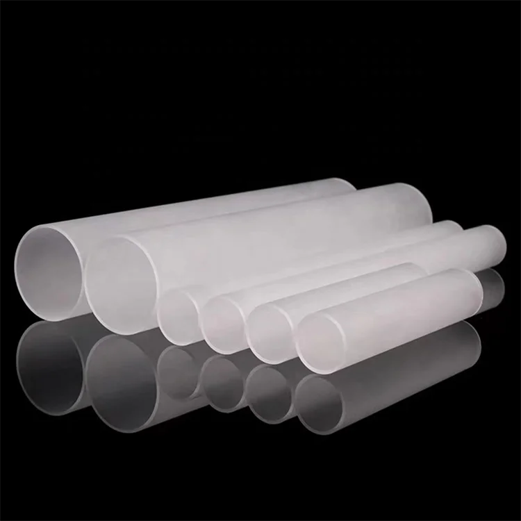 JR Glass Custom Fire Resistant Frosted Borosilicate Glass Tube