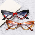 2022 Stylish Plastic Frame Spectacle Frame Blue Light Blocking Triangle Cat Eye Glasses Eyeglass Frames