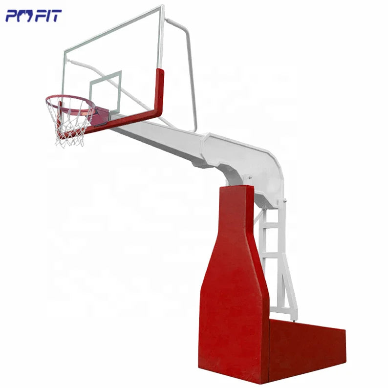 Indoor Outdoor Adjustable FIBA standard basketball hoop stand professional portable hydraulic basketball stand for sale