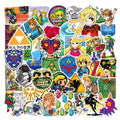 47Pcs the Legend of Zelda Game Boy Sticker for Children Table Phone Computer Skateboard Luggage Laptop Game Stickers