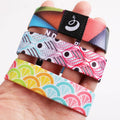 Soft Custom Polyester Wrist Band Wristband Elastic Bracelet for Sport Events