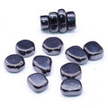 HZ Gemstones Hematite Tumbled Stones Wholesale Hematite Crystal Tumble Stones Polished Hematite Healing Crystals Stones