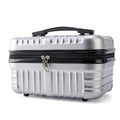 Small Suitcase Travel Cosmetic Bag Cosmetic Case Portable Handbag Waterproof Fashion Beauty ABS Custom Small Zipper Case Striped