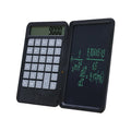 12-Digit Calculator With Writing Tablet Desk Calculator Large Display Basic Office Calculators 6'' LCD Writing Board