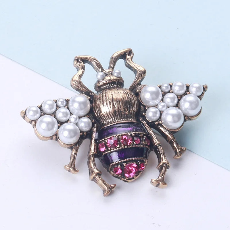 Wholesale Retro Alloy Brooch Pin Cicada Brooch for Party Wedding Clothes Decoration