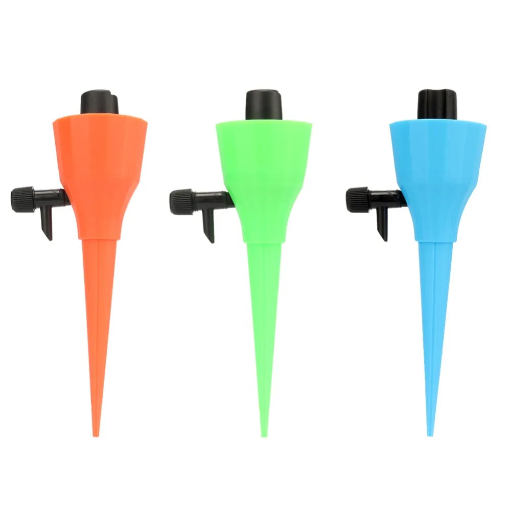 Garden Office Lazy Plant Watering Device Spiked Plant Flower Self Drop WatererAdjustable Automatic Watering Dripper Home