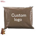 Custom Print logo Poly Mail Package Bags Grey Plastic Biodegradable Mailing Bags for Clothing