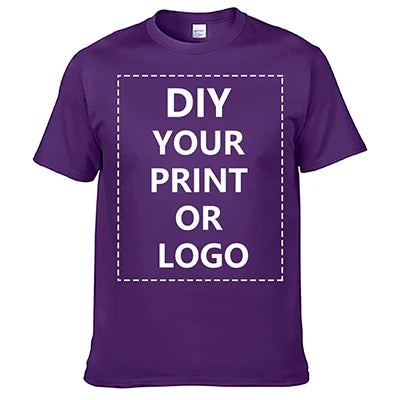 China Manufacturer's 100% Cotton T-Shirt Custom Printed for Men Plus Size Blank Design