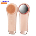 Electric Facial Cleansing Brush Silicone Facial Cleaning Brush Face Massage for Pore Cleaner With Cold & Heating Function