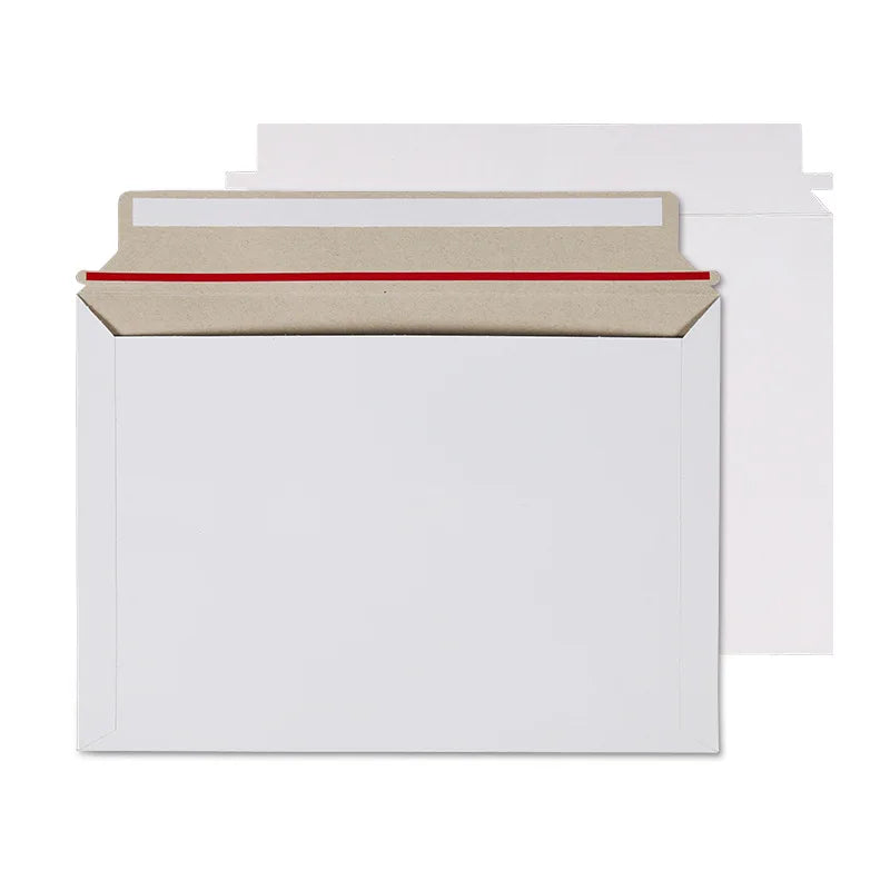 Rigid Biodegradable Cardboard Mailer Envelopes with Expandable Printing Express Customized Size Eco-Friendly & Recyclable