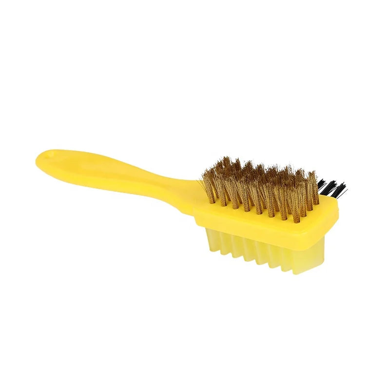 Factory Wholesale Three Sided Plastic Handle Nubuck Brush Suede Cleaning Brush