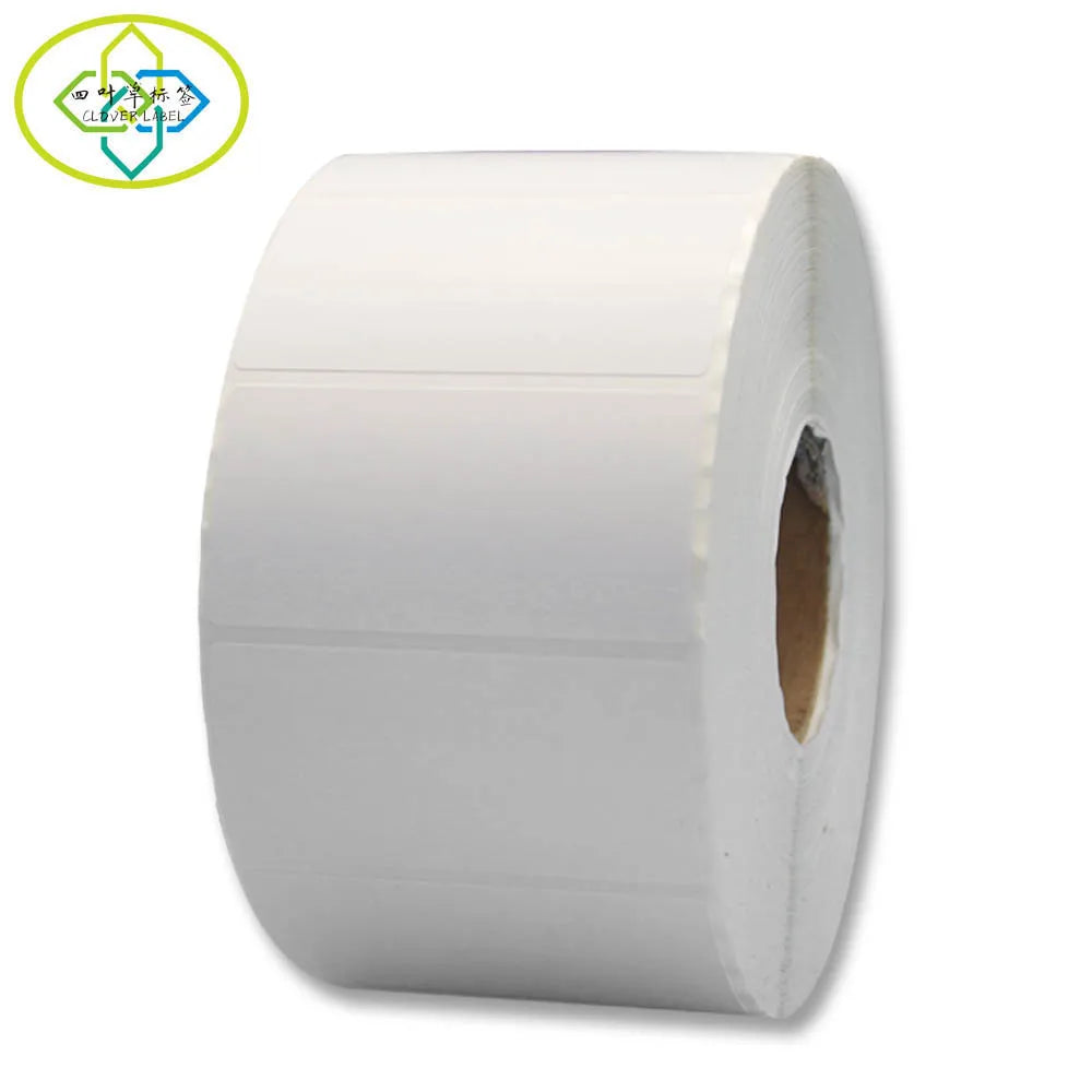 Blank Self Adhesive Art Coated Paper Label Barcode Sticker Labels