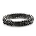 KALEN Trendy Fine Jewelry Fashion Bracelets Men Stainless Steel Snake Bone Links Bracelet Bangle