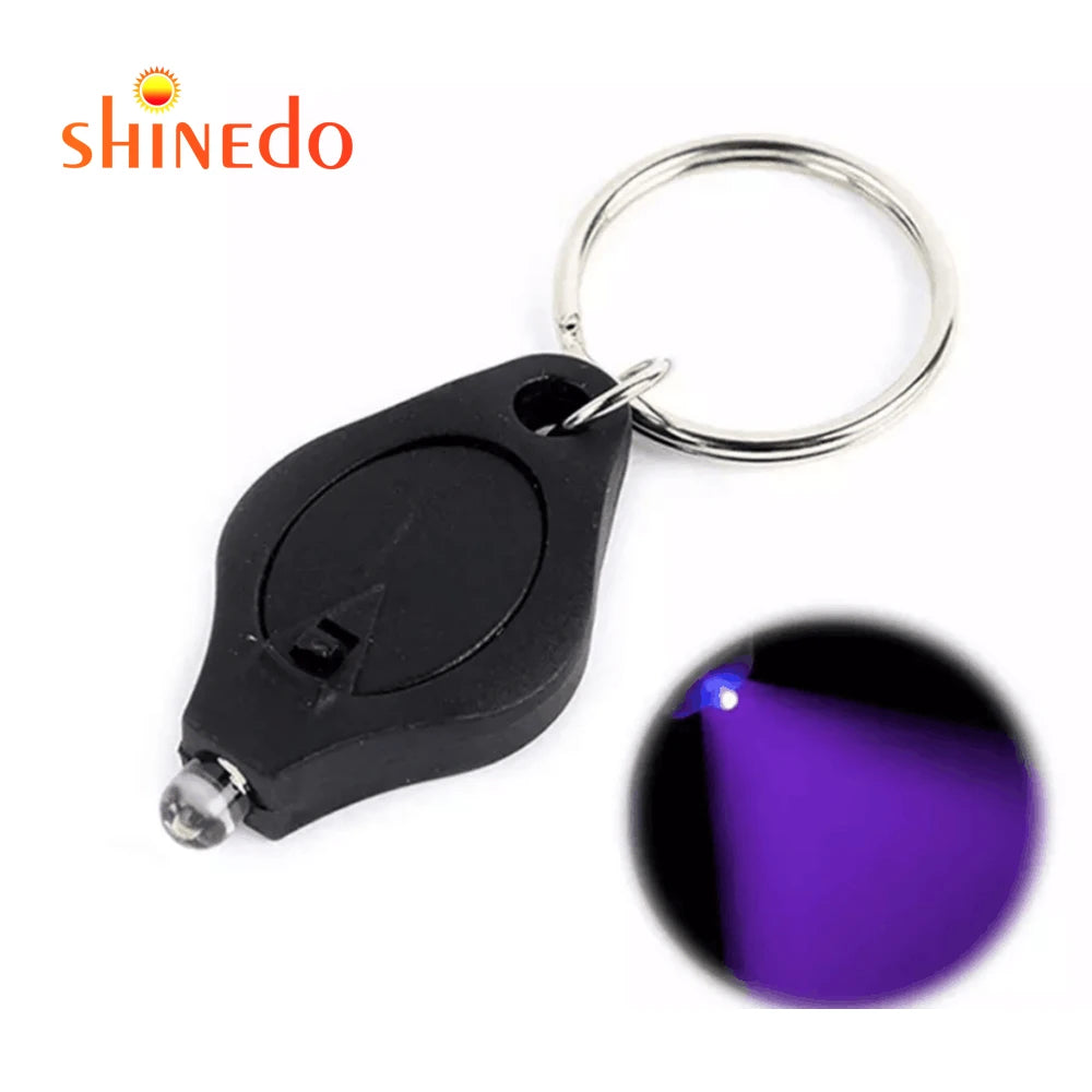 High Brightness Multi-function with Colorful Body Mini Key Chain UV Flashlight