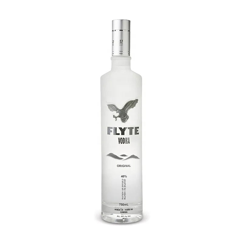 Factory Direct Sales Custom 700ml 1000ml Vodka Spirit Glass Bottle with Silver Screw Guala Closures
