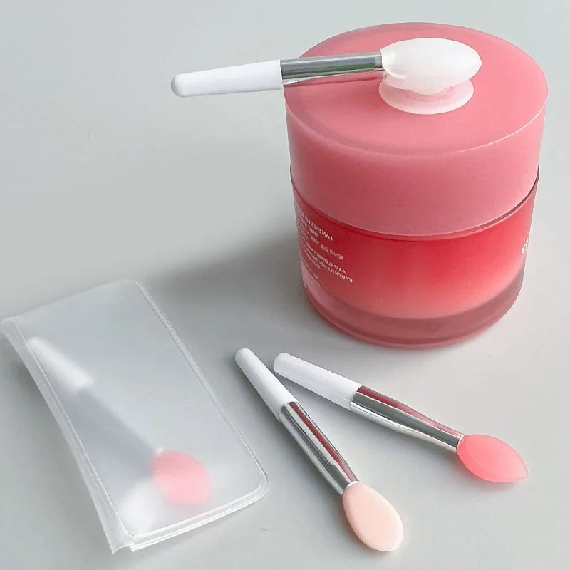 Mini Makeup Brush Eye Shadow Concealer Silicone Lip Brush Lipstick Applicator Brushes for Lipsticks