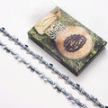 Industrial 3/8" LP 0.058" 114-Links Metal Oil Chainsaw Chain Wood Saw Gasoline Powered 800W Rechargeable Lithium Battery