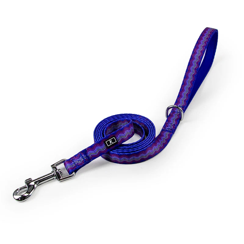 Kingspeed Luxury Lace Printed Nylon Dog Leash-Durable Adjustable Medium Breed Size