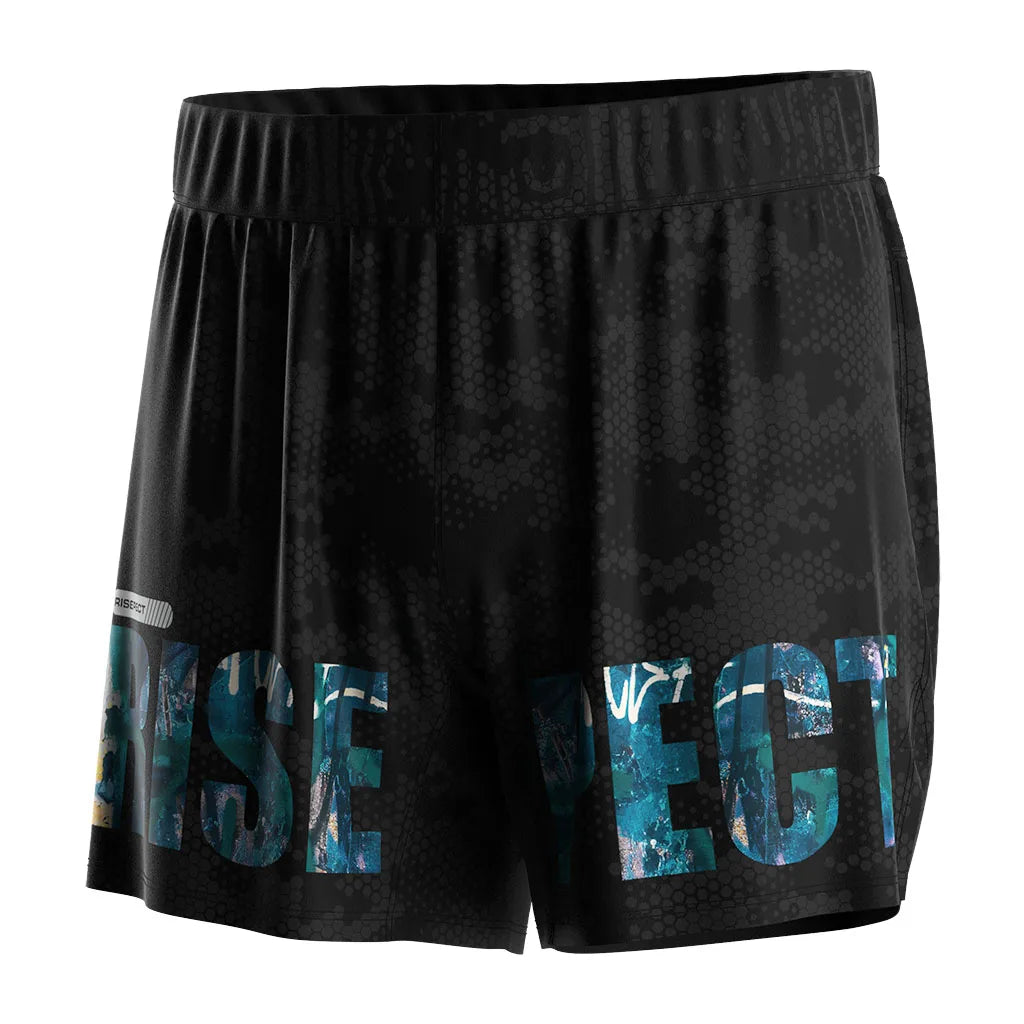 Fashion Sublimation Bodybuilding Club Cycling Sports Elastic Waist Polyester Jogging Custom Yoga Gym Physical Training Shorts