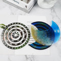 C-0330 Epoxy Resin Silicone 3Pieces Moon Calendar Mold Self Made Mold for Calendar Plate Household Ornaments and Accessories
