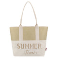 Logo Pattern Printed Custom Larger Canvas Tote Shopper Bag Factory OEM Natural Outside Beach Carry Bag Supplier