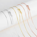 Wholesale 18 Inch S925 Sterling Silver Link Chain Universal Pin Adjustable Ball Choker Necklace DIY Jewelry Findings Components
