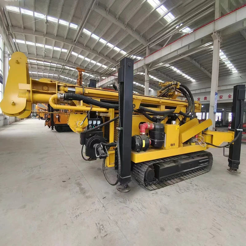 CS600s Steel Crawler Water Well Drilling Machine for Agriculture Pump Engine Motor Bearing Core Components for Water Projects