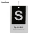 2023 New Small Size Fabric Printing Tags Women's Clothes Shirt Tags hang Tag